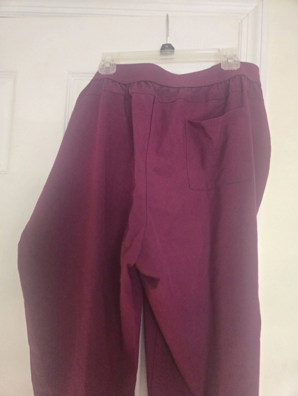 Maroon Drawstring Scrub - Picture 2 of 4